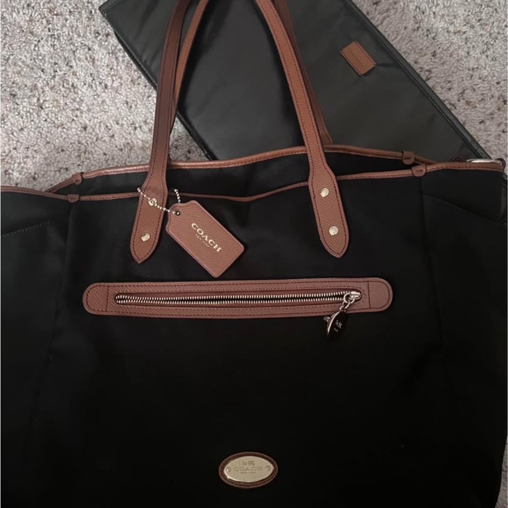 Coach Black and Brown Kids Bag